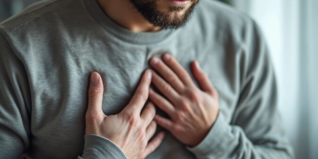 dor muscular no peito