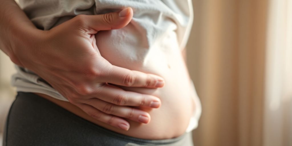 dor na barriga lado direito