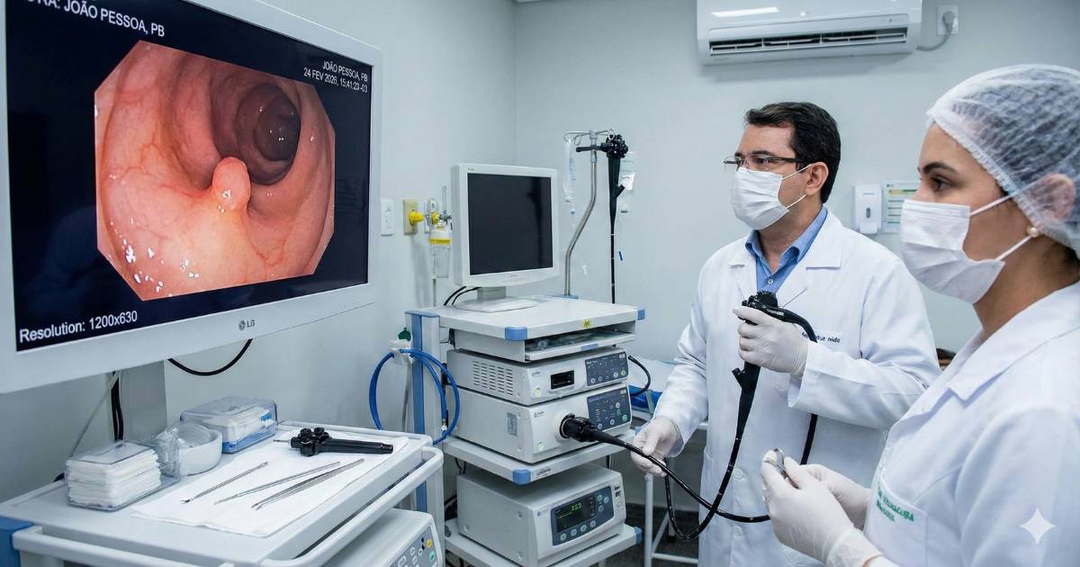 imagem exame de endoscopia