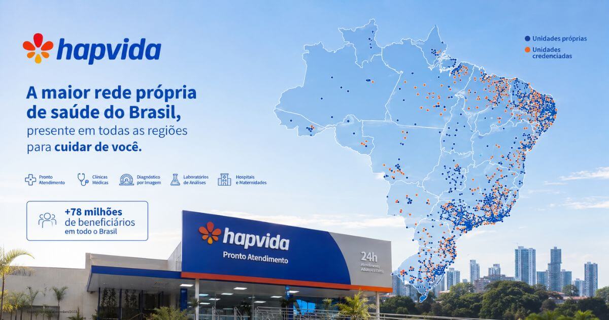 cidades atendidas pelo hapvida em todo Brasil
