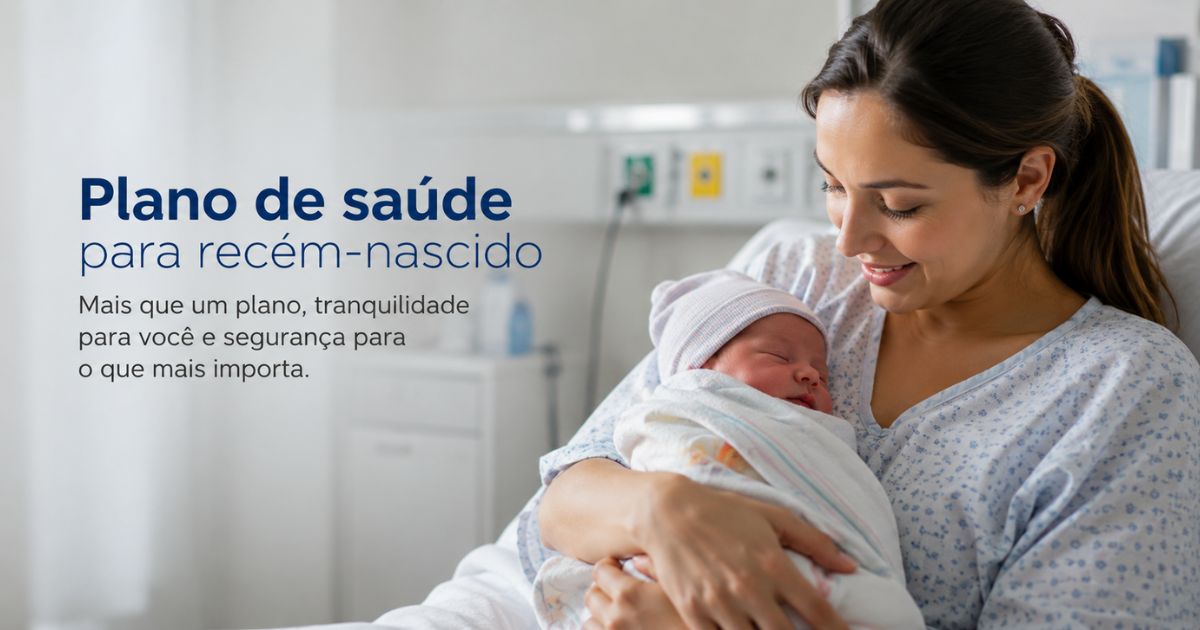 Plano de saúde para recém-nascido: pela Lei 9.656/98, o bebê tem cobertura automática pelo plano dos pais nos primeiros 30 dias e pode ser incluído como dependente sem carência